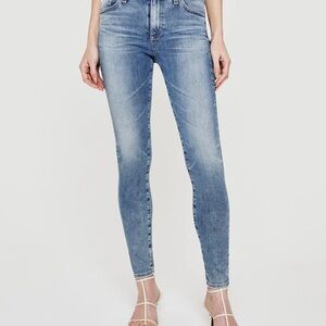 AG Adriano Goldschmied Light Blue Skinny Jeans Size 24R